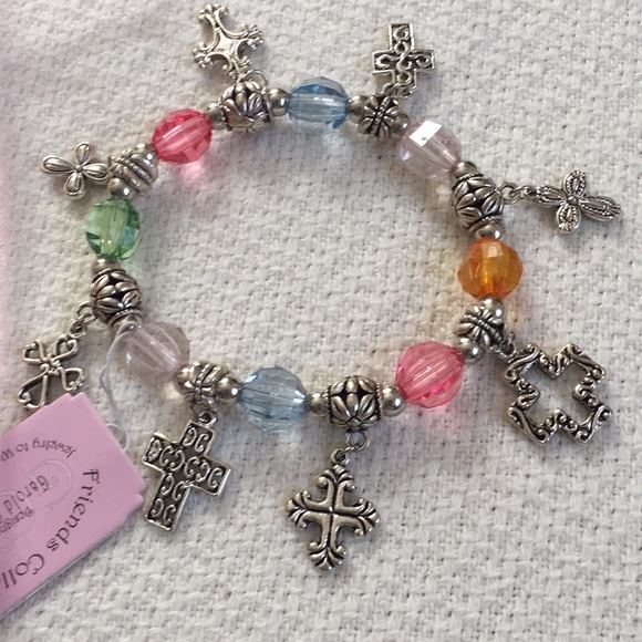 Garold c Miller  heart pink stretch bracelet 🌷🌷 - Picture 3 of 3